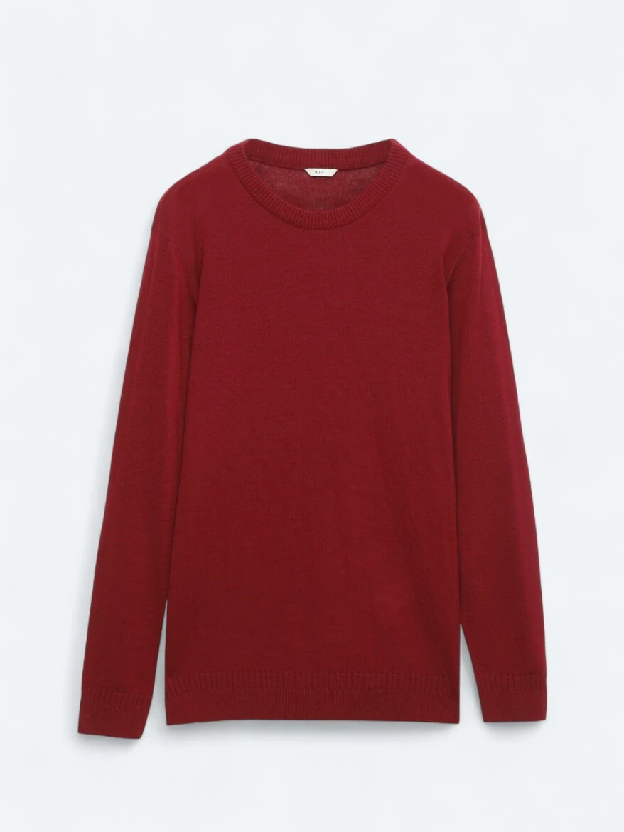 Red Knitwear Sweatshirt - 6