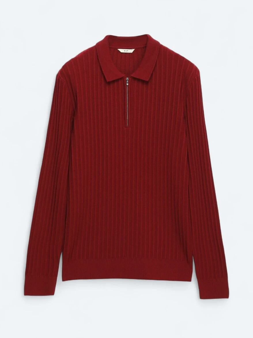 Red Knitwear Sweatshirt - 7