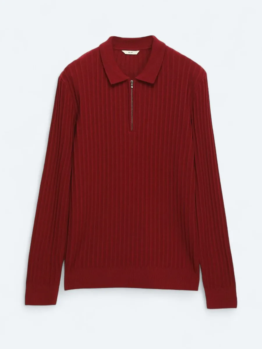 Red Knitwear Sweatshirt - 7