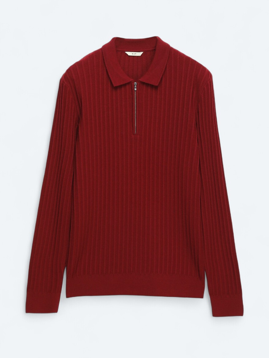 Red Knitwear Sweatshirt - 7