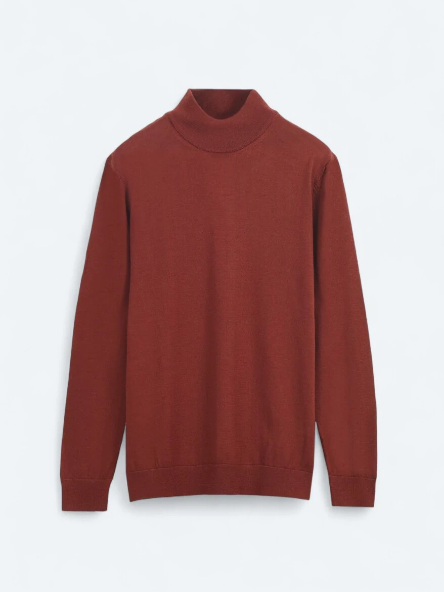 Red Knitwear Sweatshirt 