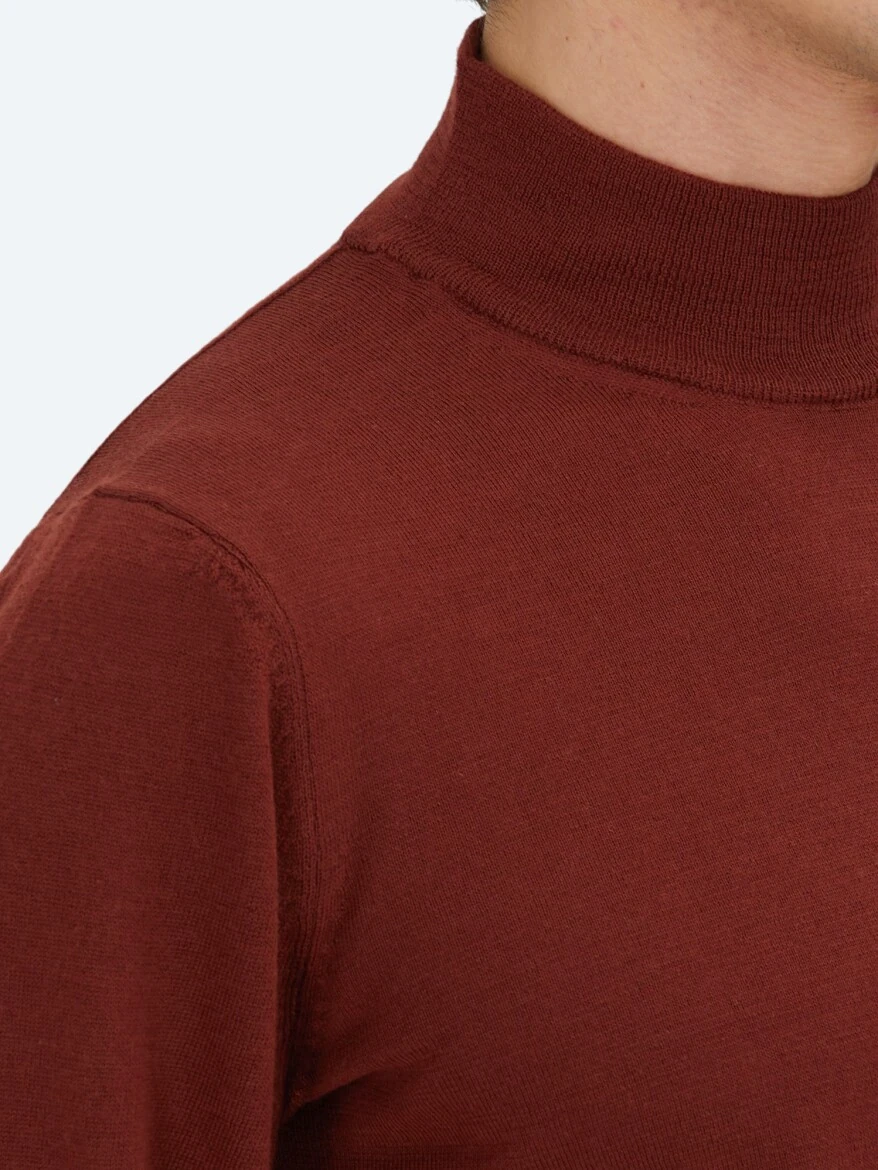 Red Knitwear Sweatshirt - KİP