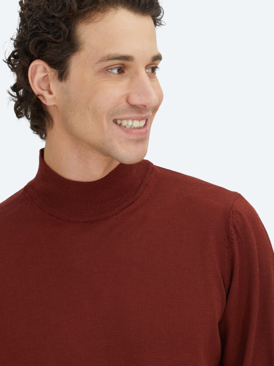 Red Knitwear Sweatshirt - 3