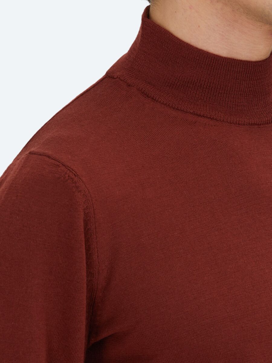 Red Knitwear Sweatshirt - 4