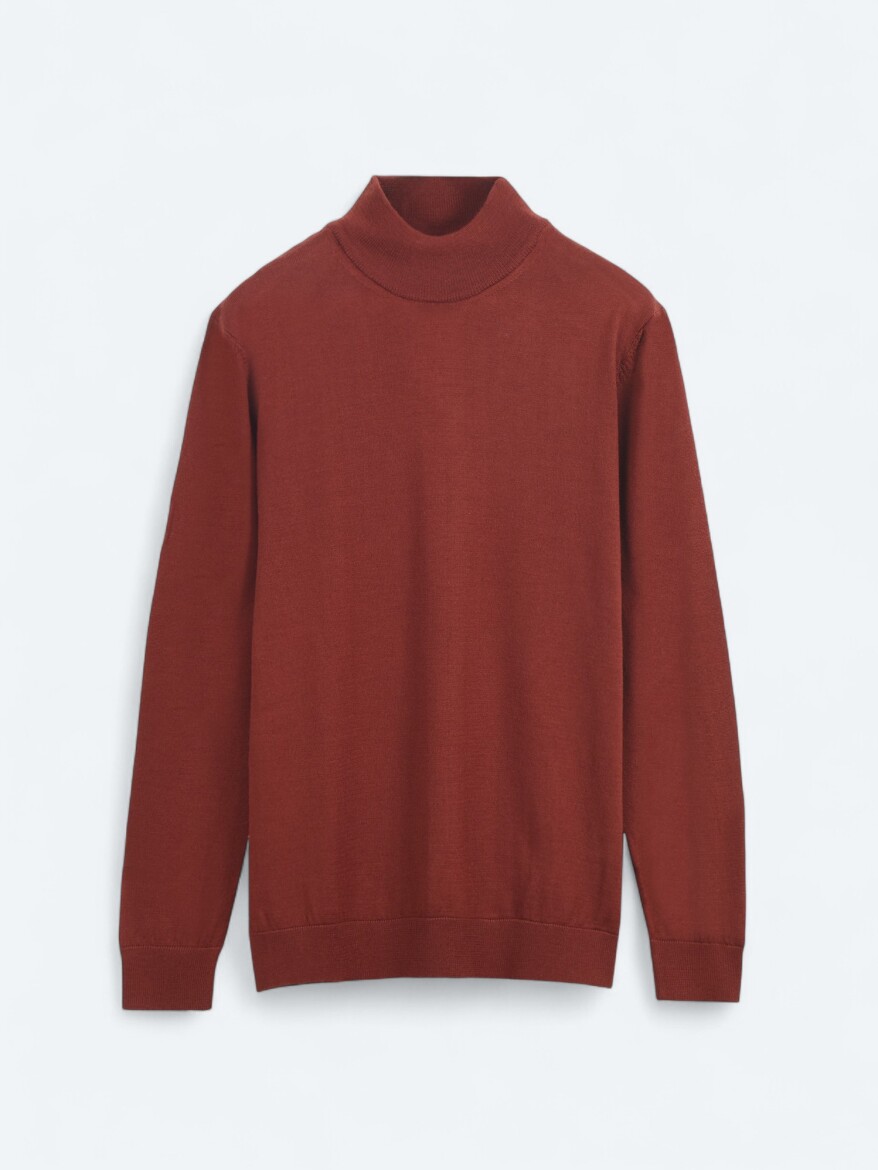 Red Knitwear Sweatshirt - 6