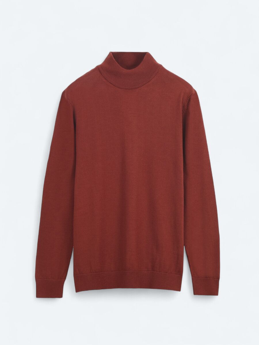 Red Knitwear Sweatshirt - 6