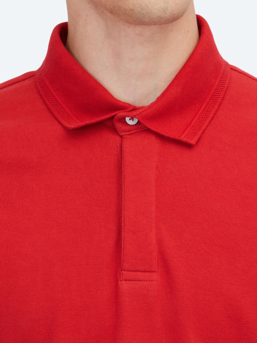 Red Plain 100% Cotton T-Shirt - 4