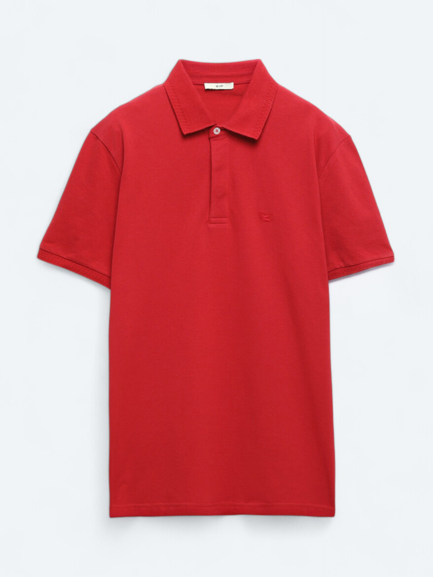 Red Plain 100% Cotton T-Shirt - 6