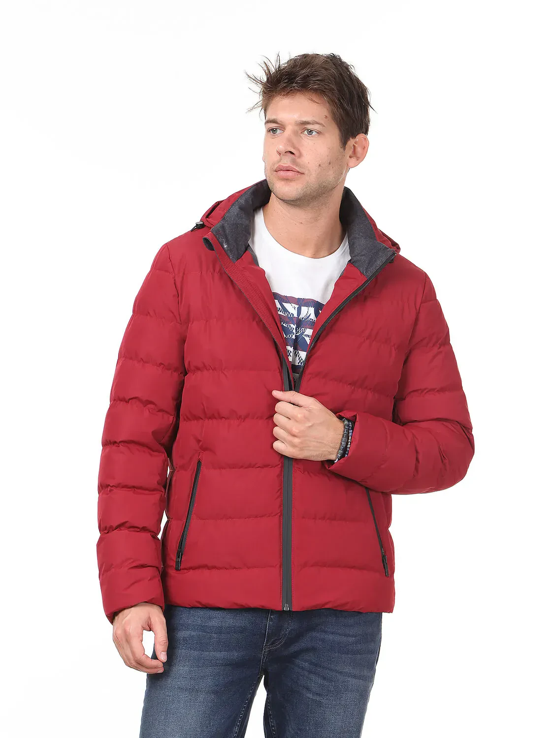 Red Weaving Coat - 2