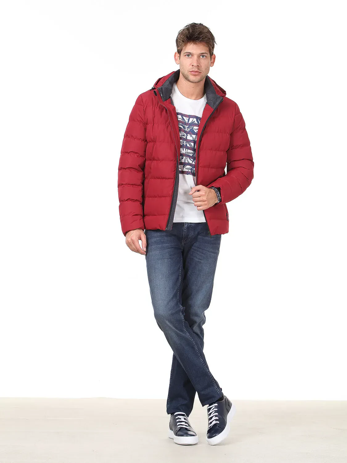 Red Weaving Coat - 3