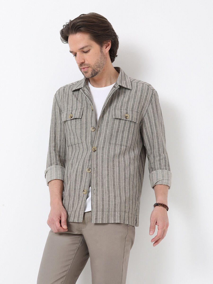 Reseda Green Overshirt - 1