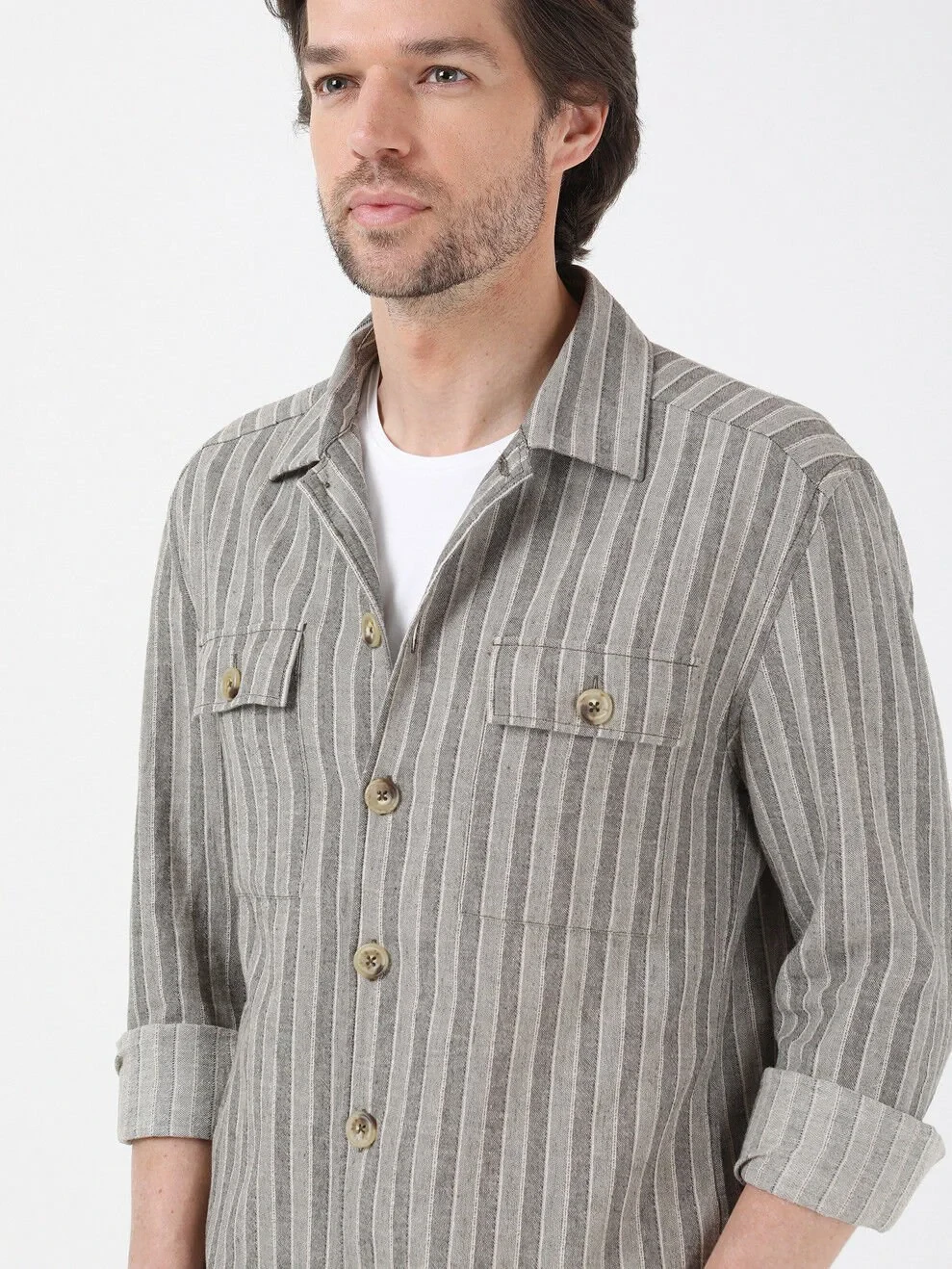 Reseda Green Overshirt - 2
