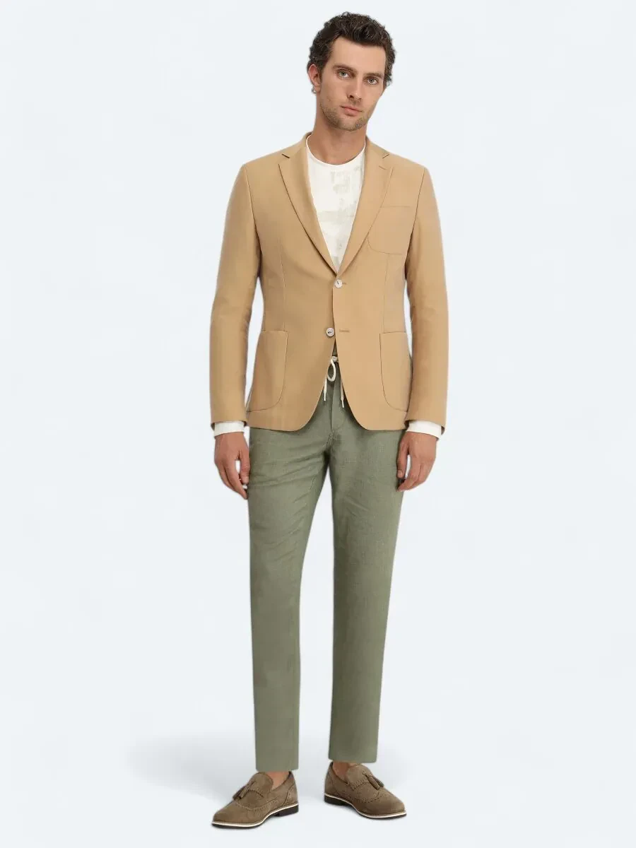 Saffron Micro Modern Fit Suit - 6