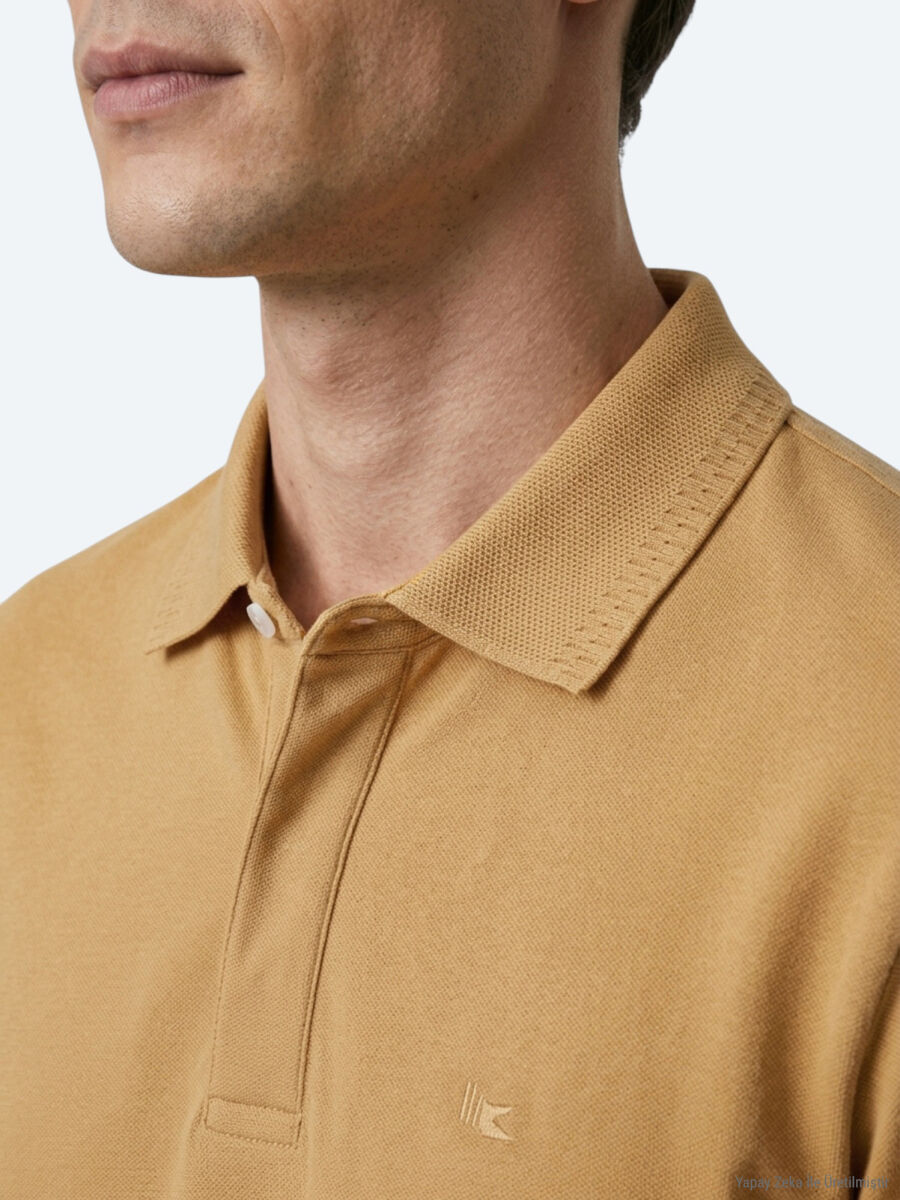 Saffron Plain 100% Cotton T-Shirt - 2