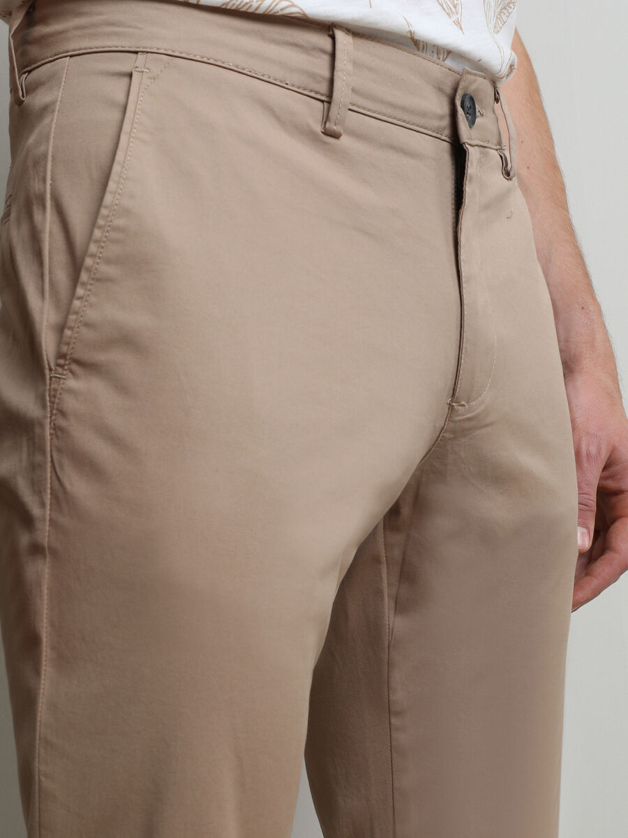 Saffron Weaving Regular Fit Casual Cotton Blended Trousers - 2