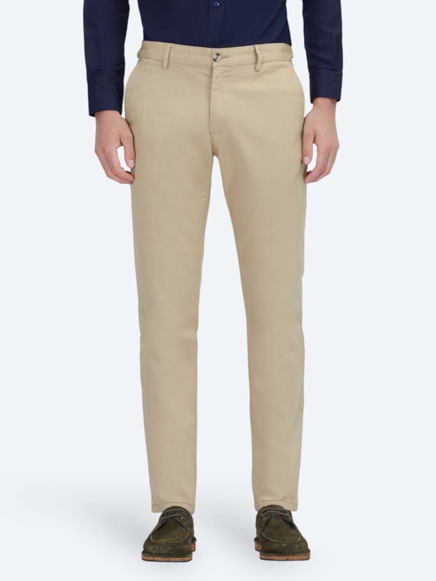 Saffron Weaving Regular Fit Casual Cotton Blended Trousers - 2