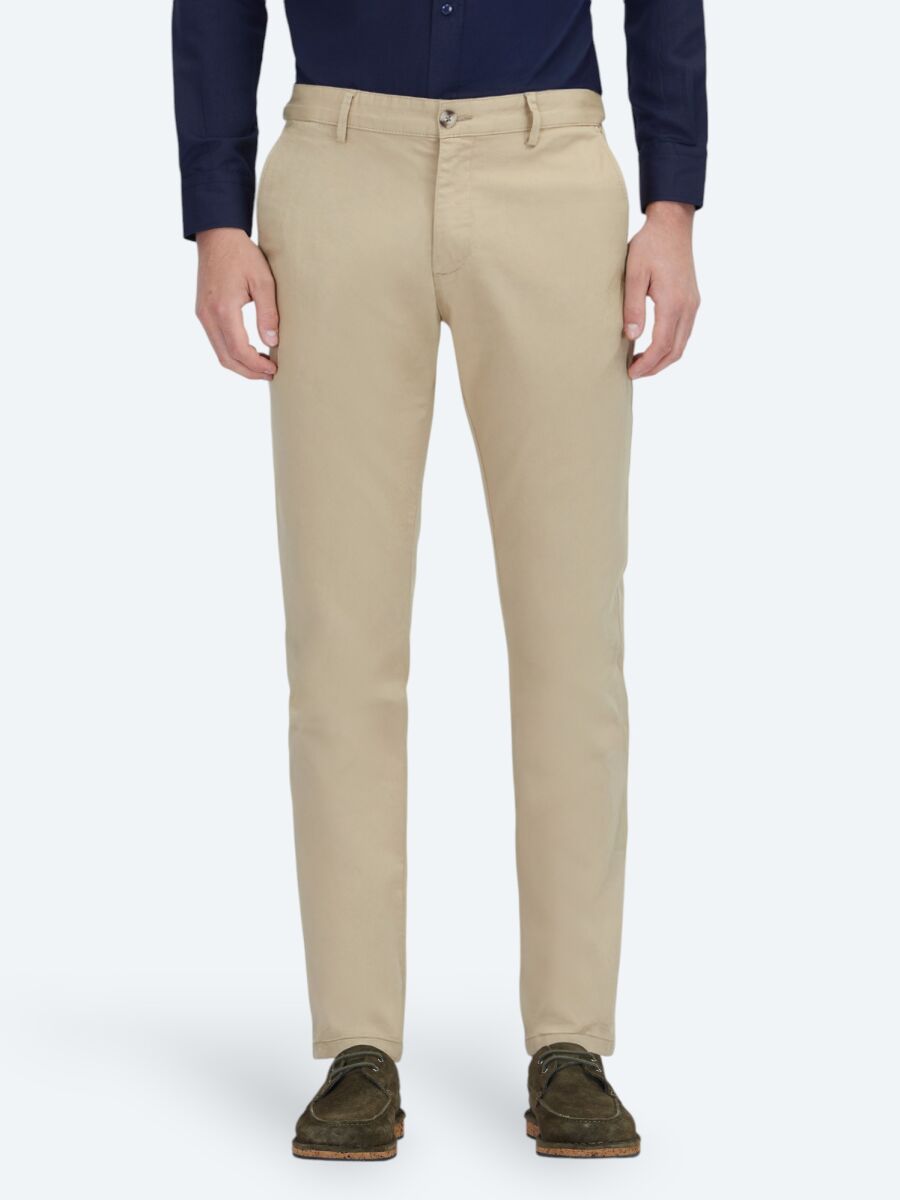 Saffron Weaving Regular Fit Casual Cotton Blended Trousers - 2