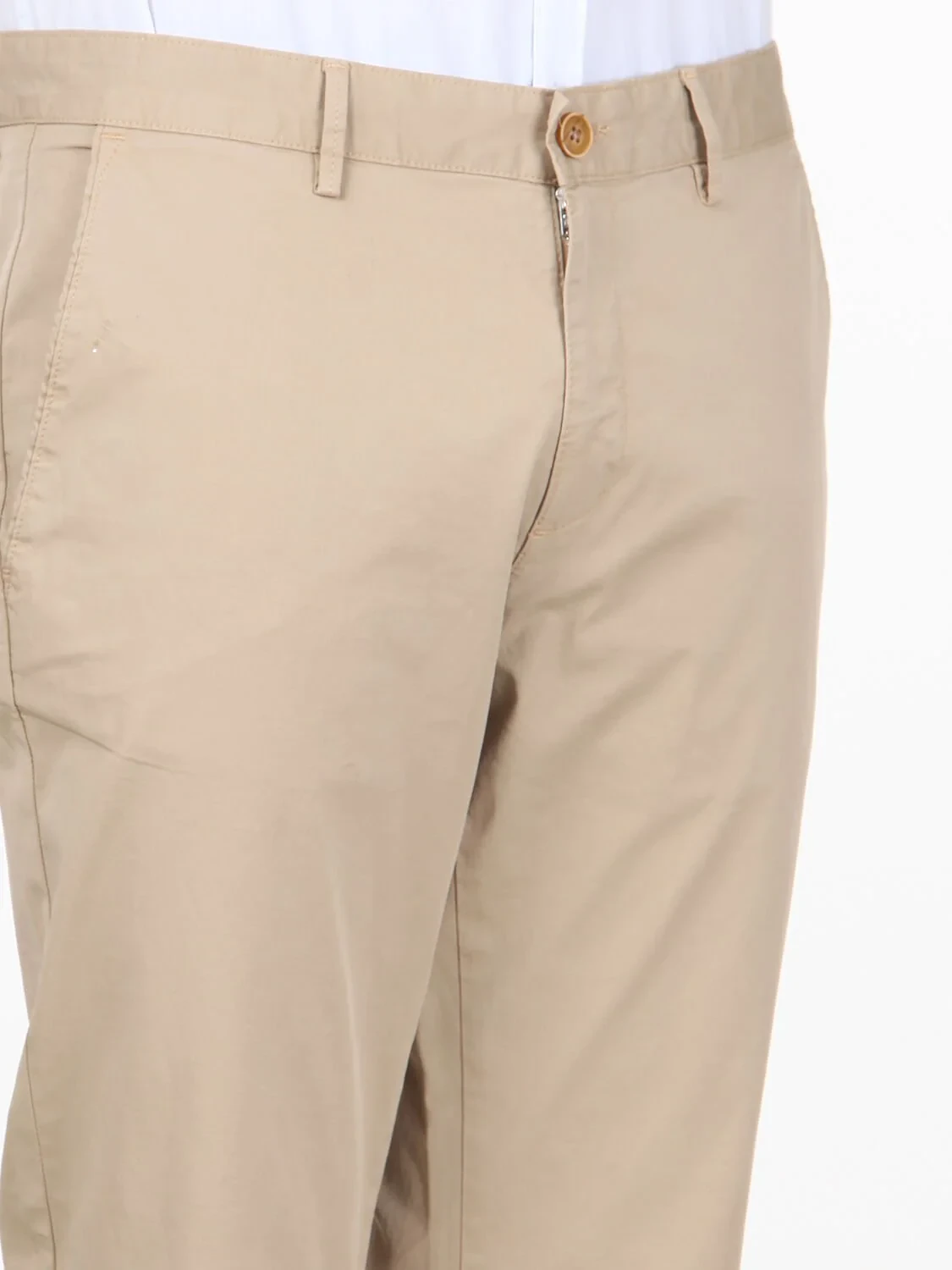 Safran Düz Dokuma Regular Fit Casual Pamuk Karışımlı Pantolon - 3