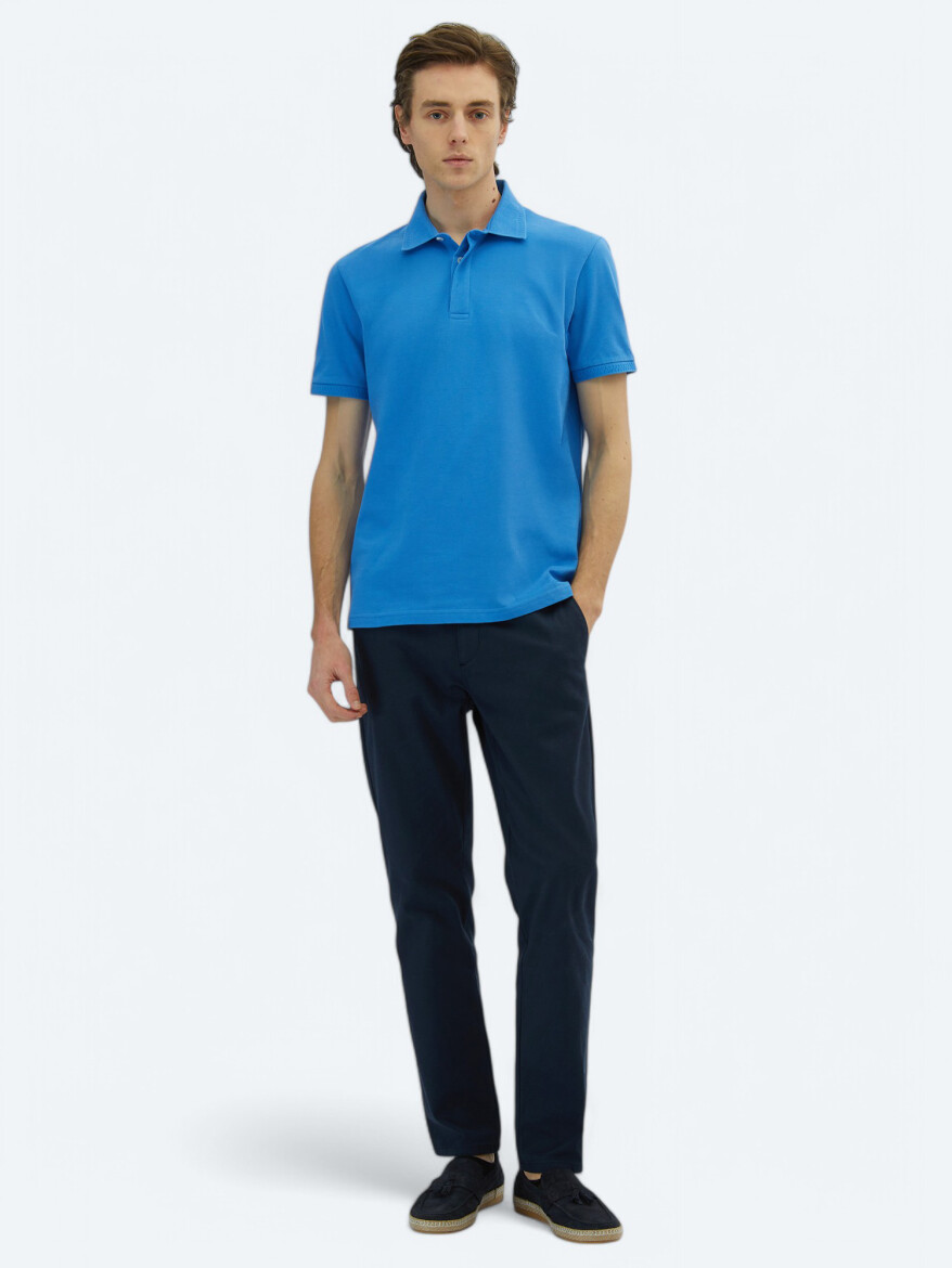 Saks Düz %100 Pamuk T-Shirt - KİP (1)