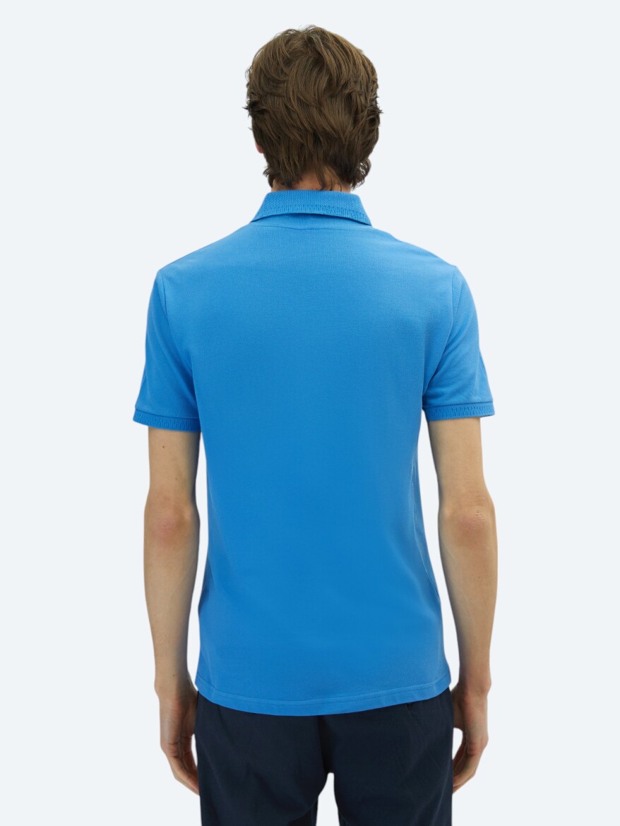 Saks Düz %100 Pamuk T-Shirt - 5