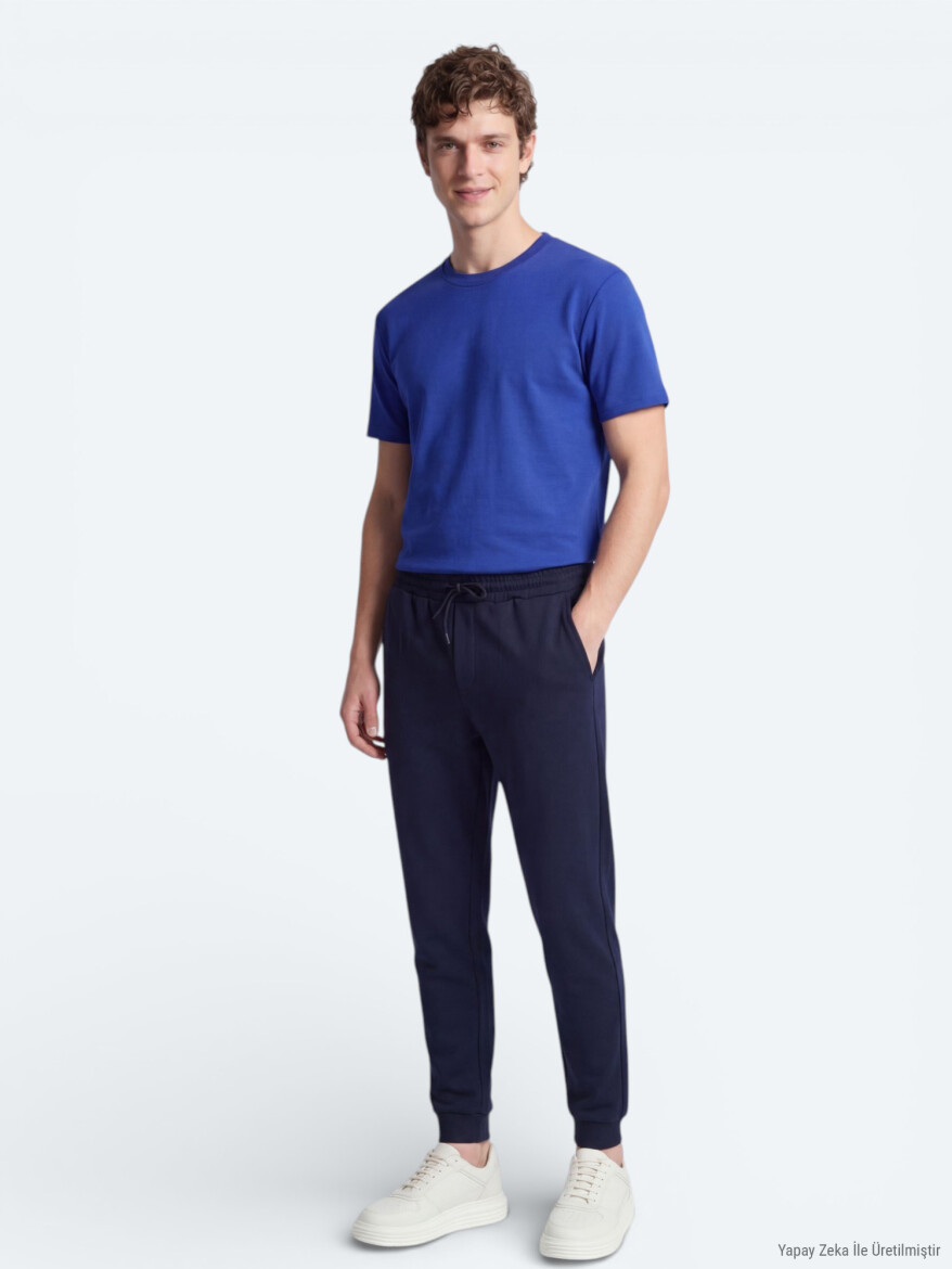 Saks Düz T-Shirt - 2