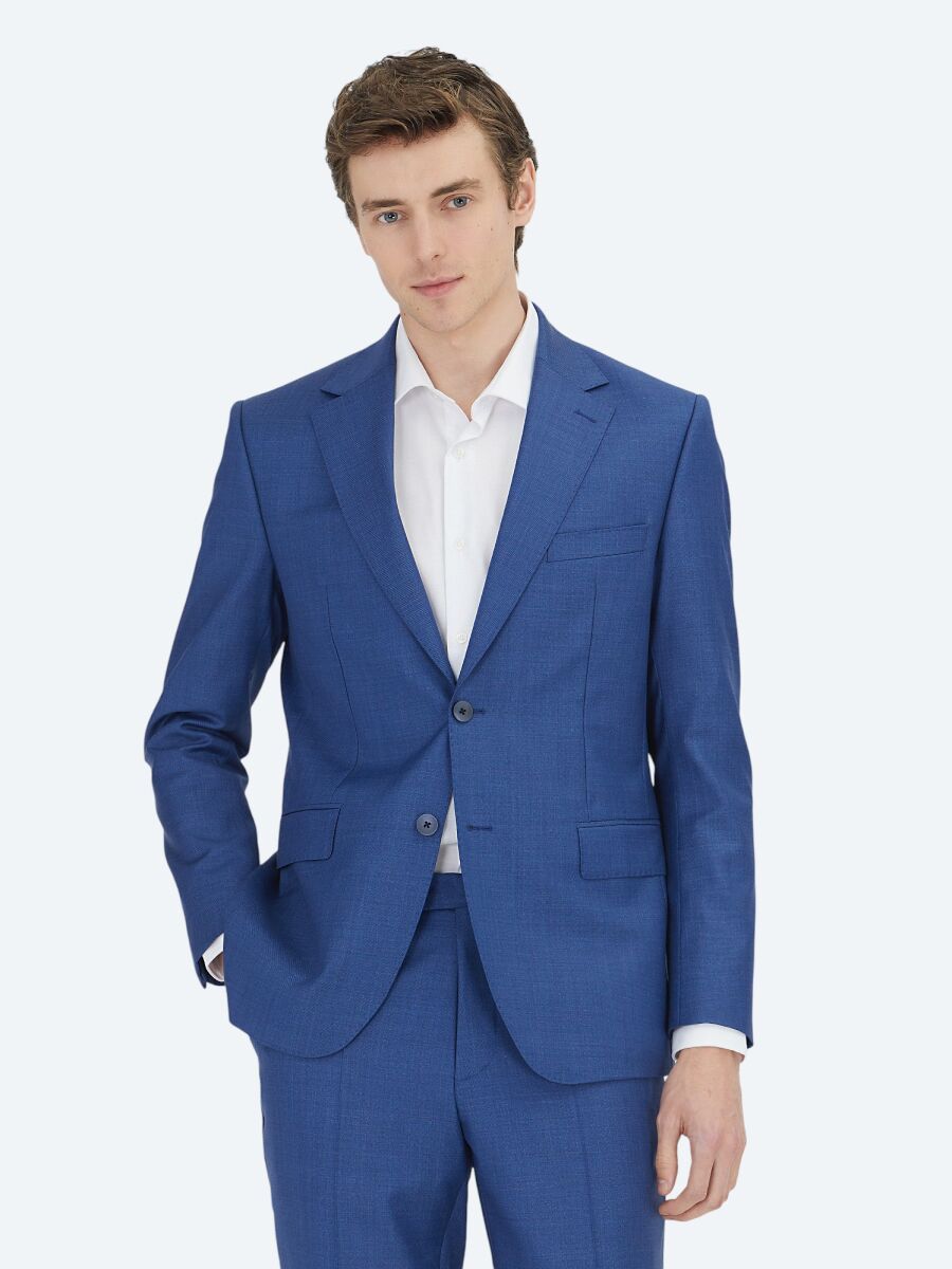 Saks Micro Modern Fit 100% Wool Suit - 2