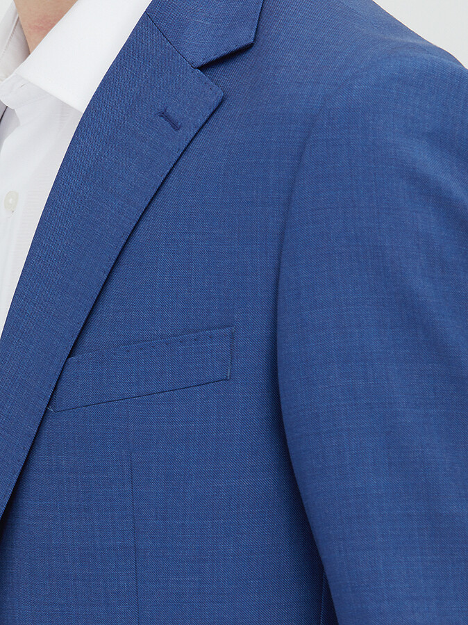 Saks Micro Modern Fit 100% Wool Suit - 3