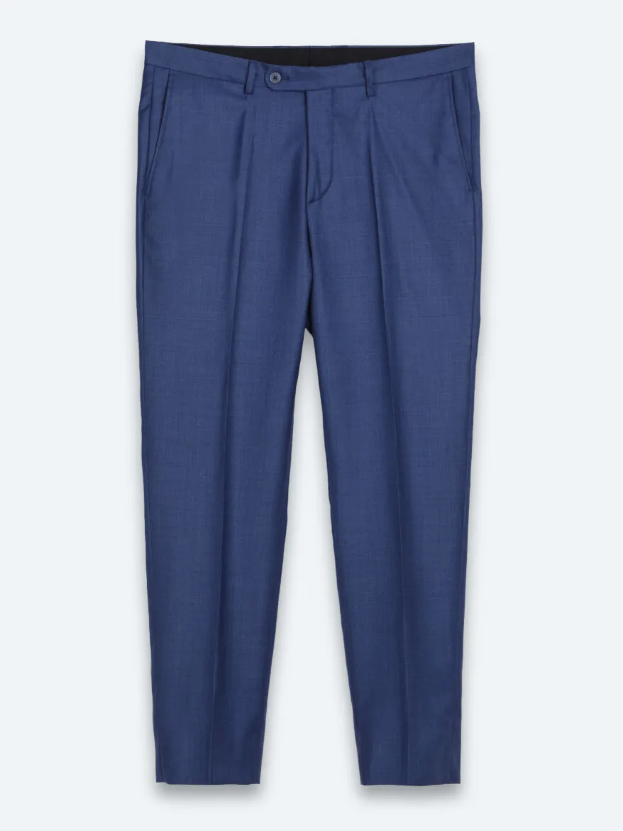Saks Mikro Slim Fit %100 Yün Takım Elbise - 7