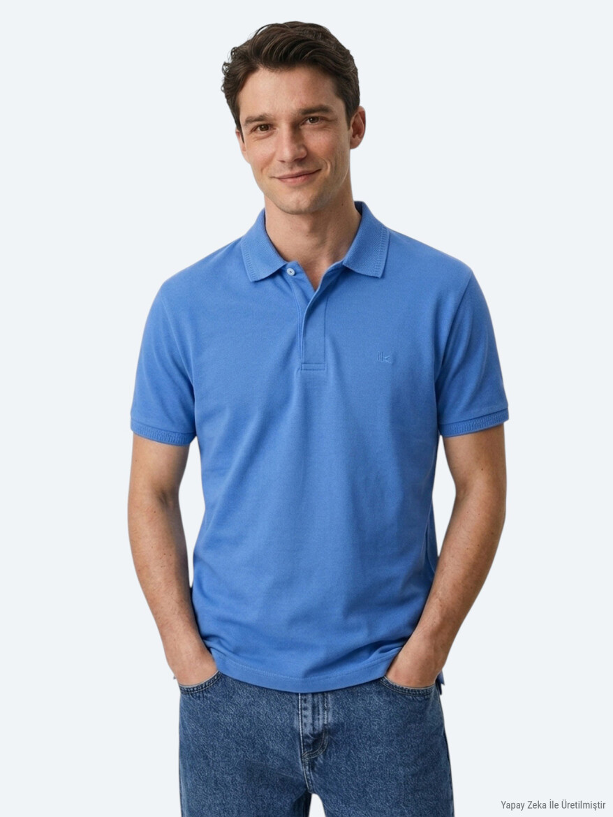 Saks Plain 100% Cotton T-Shirt 