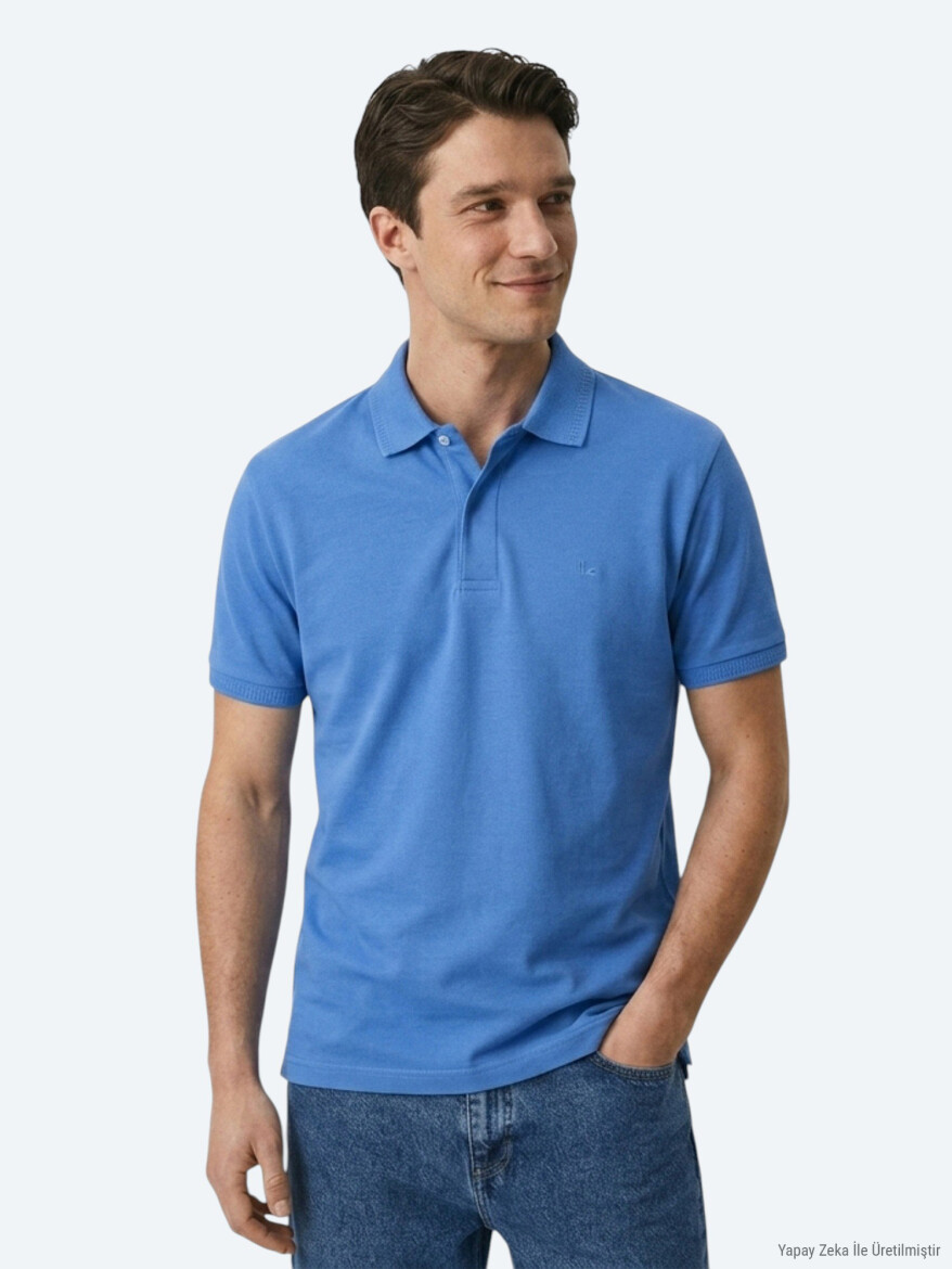 Saks Plain 100% Cotton T-Shirt - 4