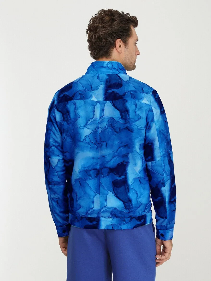 Saks Regular Fit Dik Yaka Casual Dokuma Mont - 5