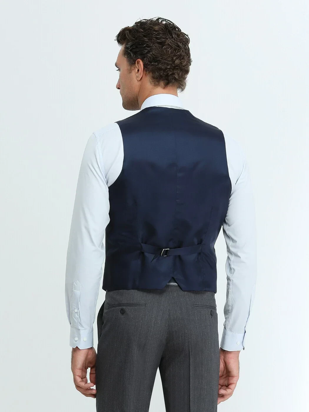 Saks Slim Fit Kelebek Yaka Klasik Yelek - 4
