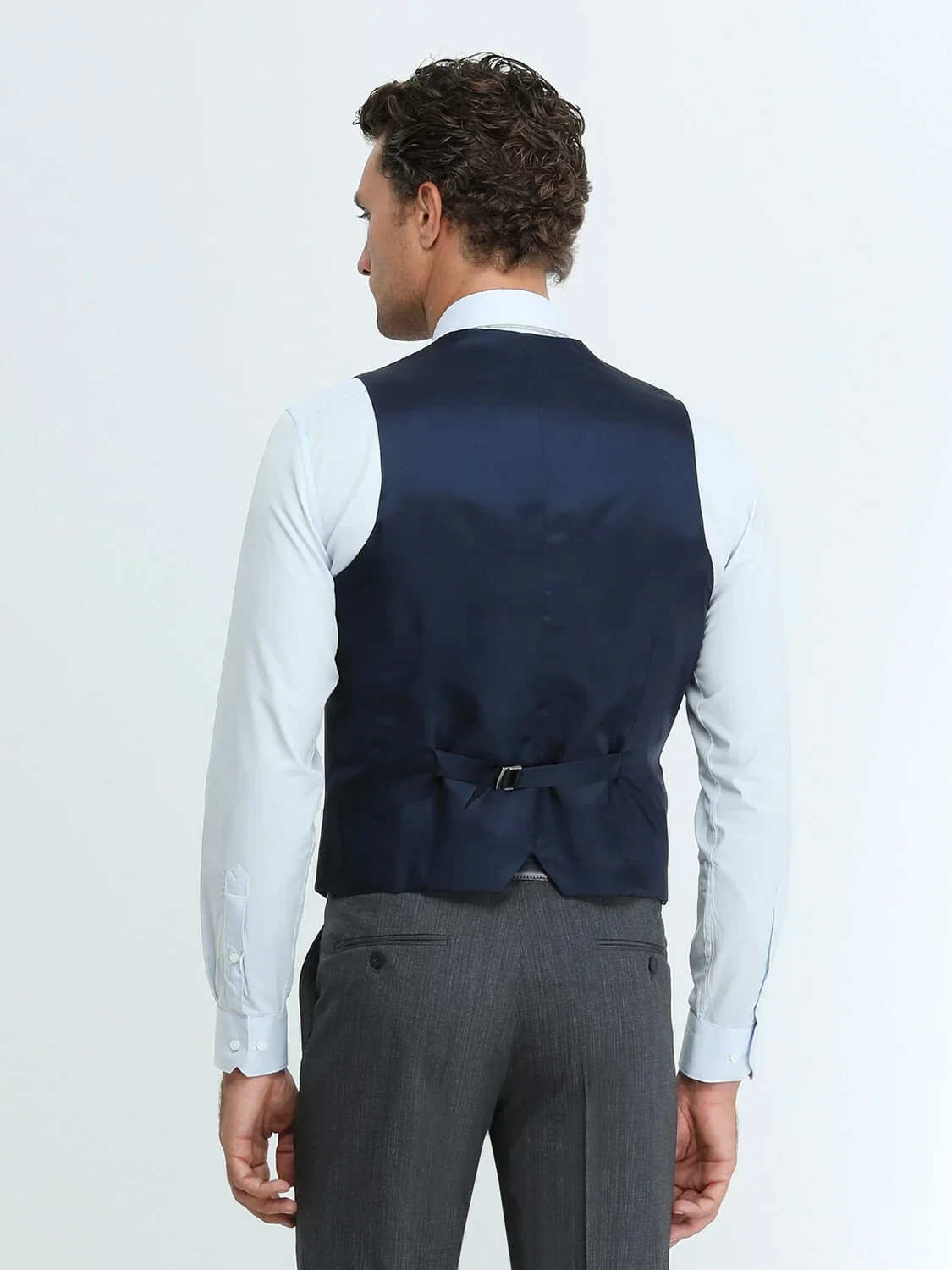 Saks Slim Fit Kelebek Yaka Klasik Yelek - 4