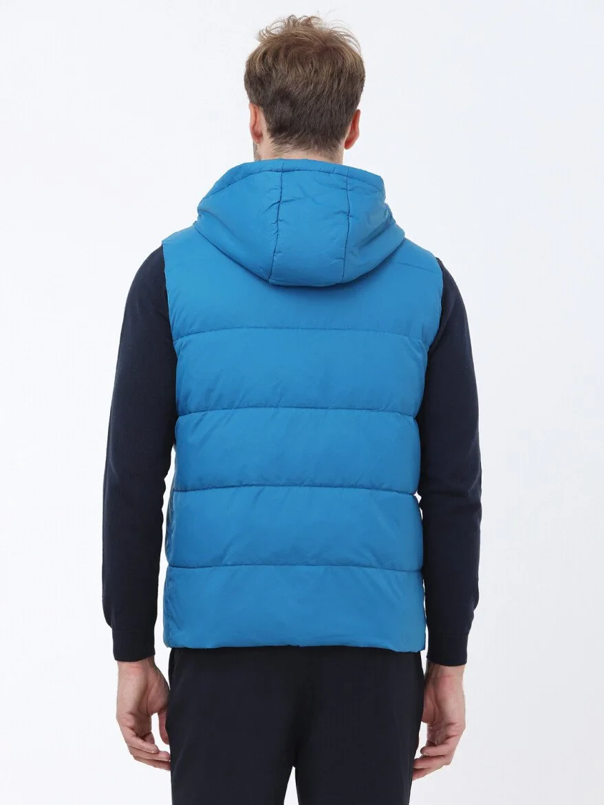 Saks Weaving Puffer Vest - 6