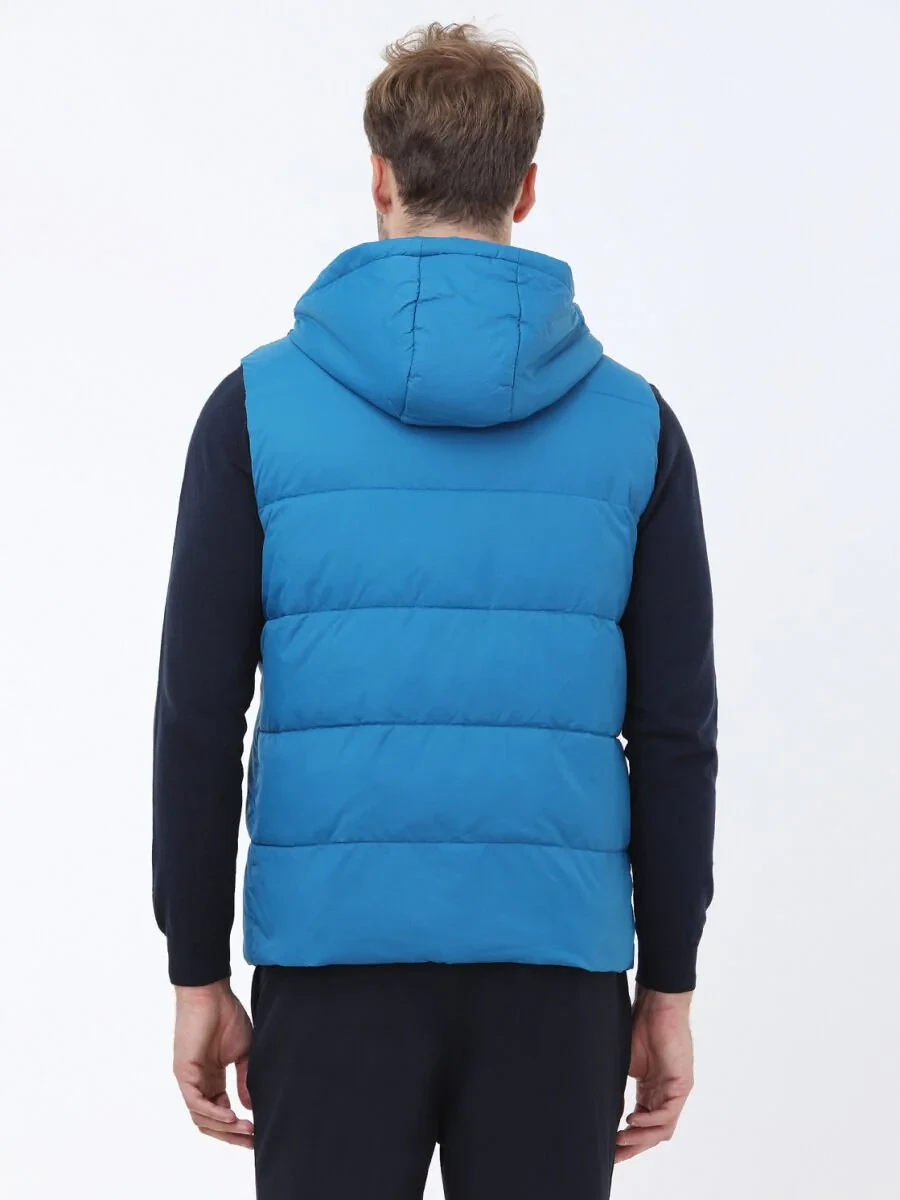 Saks Weaving Puffer Vest - 6