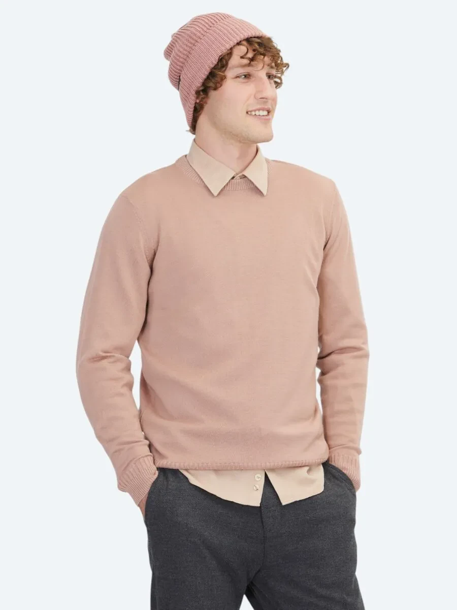 Salmon Knitwear Sweatshirt - 3