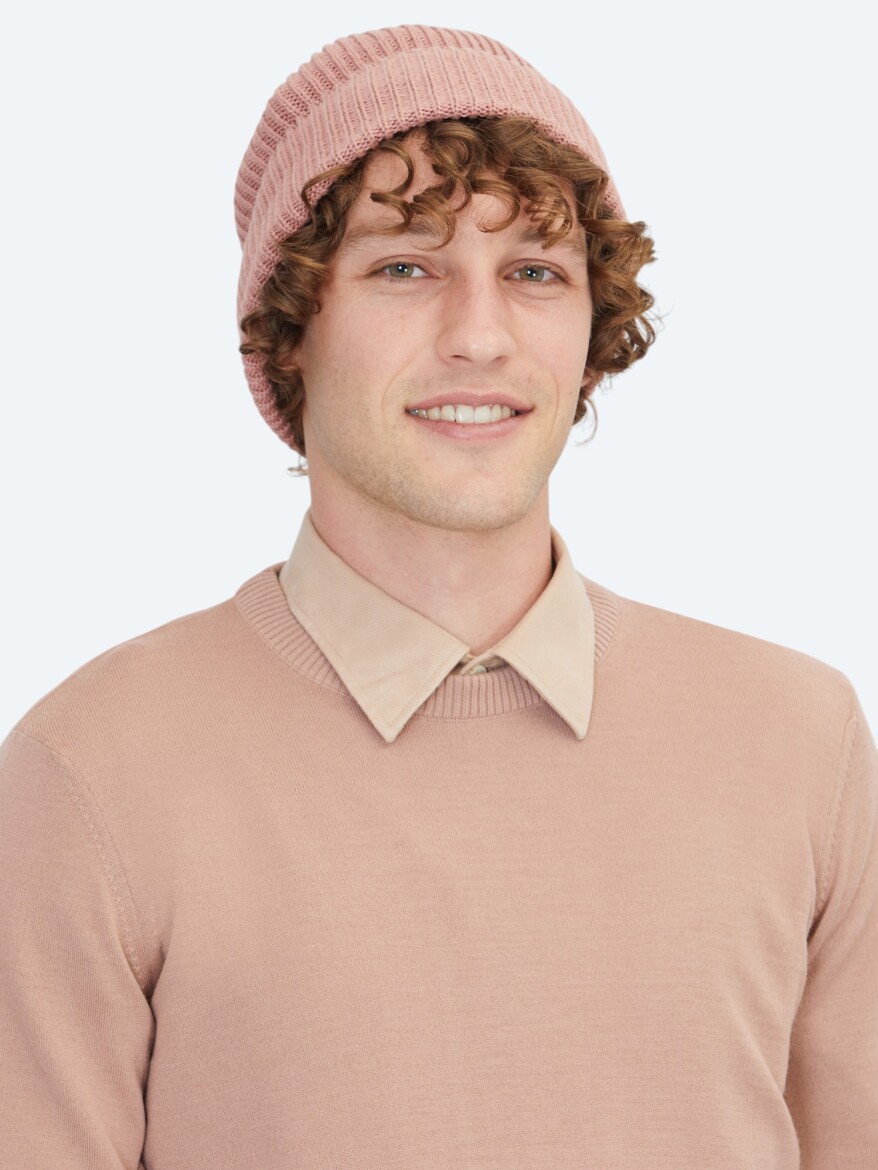 Salmon Knitwear Sweatshirt - 4