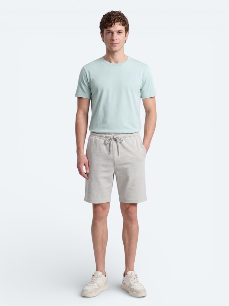 See Green Knitting Regular Fit Casual Bermuda - KİP