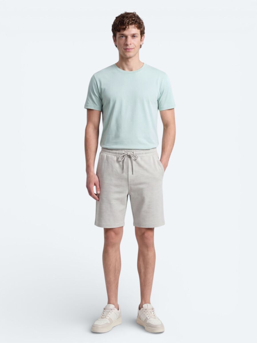 See Green Knitting Regular Fit Casual Bermuda - 1