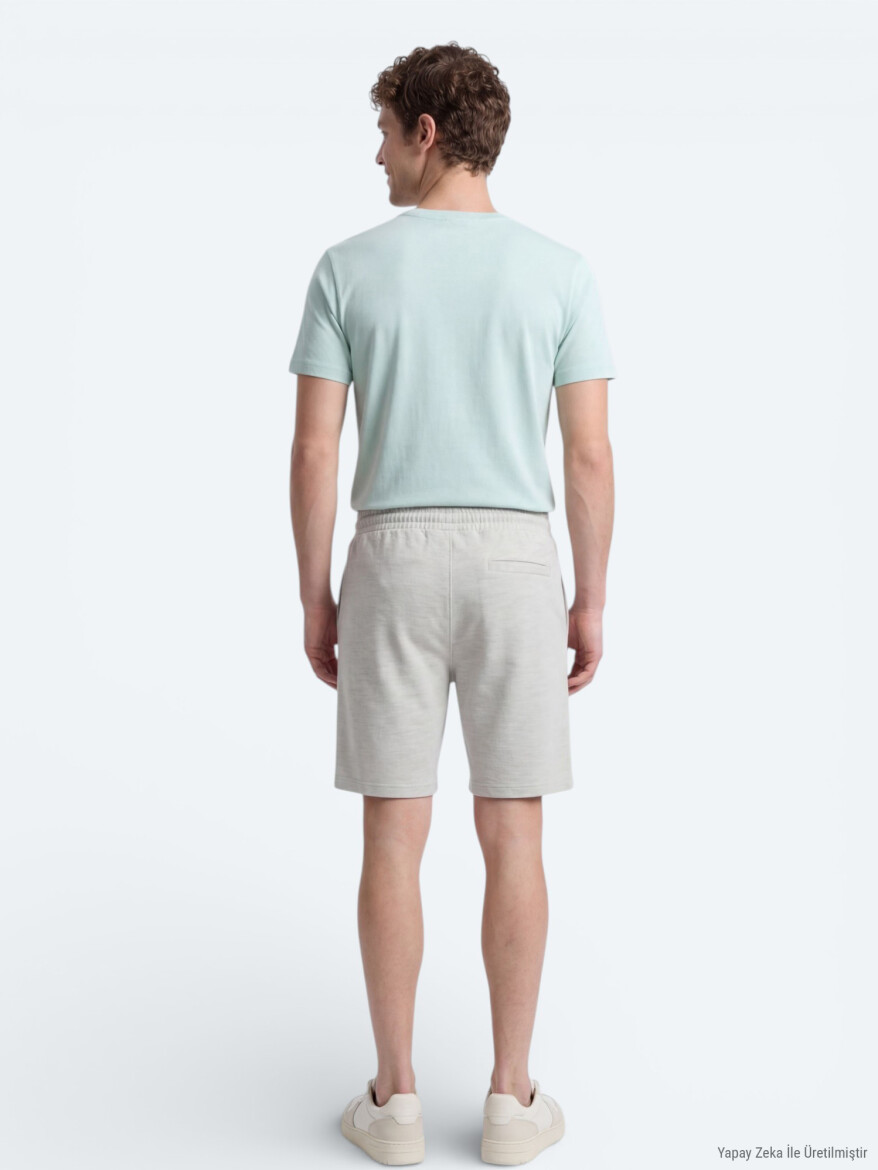 See Green Knitting Regular Fit Casual Bermuda - 5