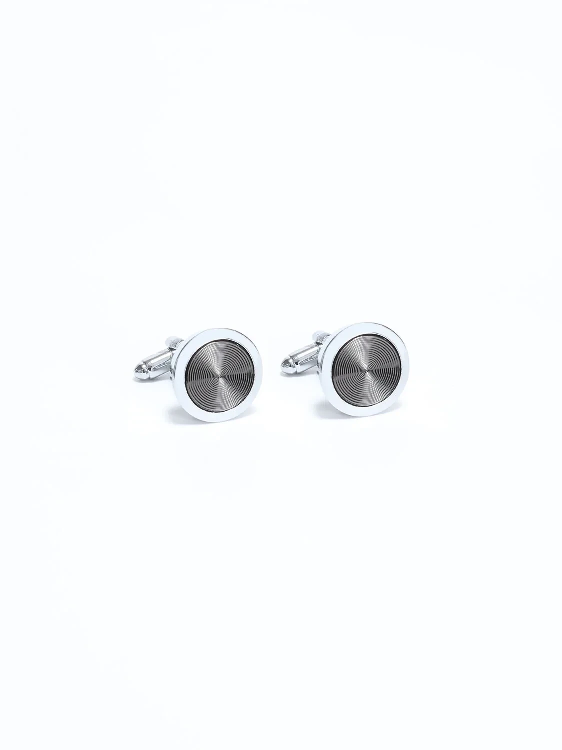 Silver Metal Cuff Link - 1
