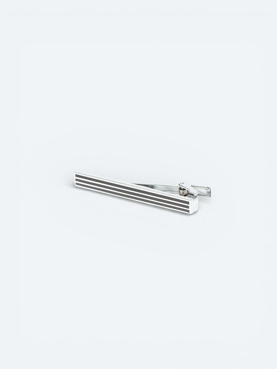 Silver Metal Kravat İğnesi - 1