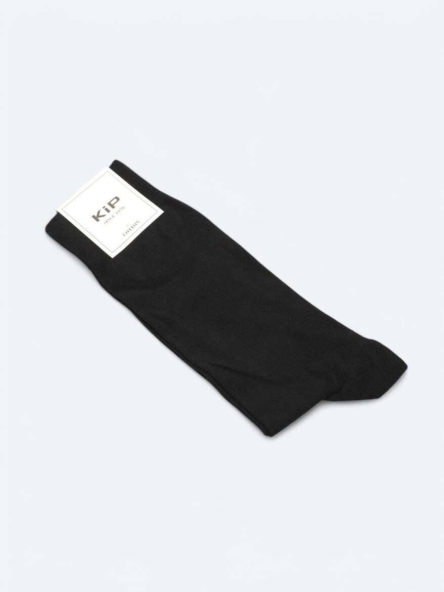 Siyah %75 Pamuk ,%23 Polyester ,%2 Elastan Çorap - KİP