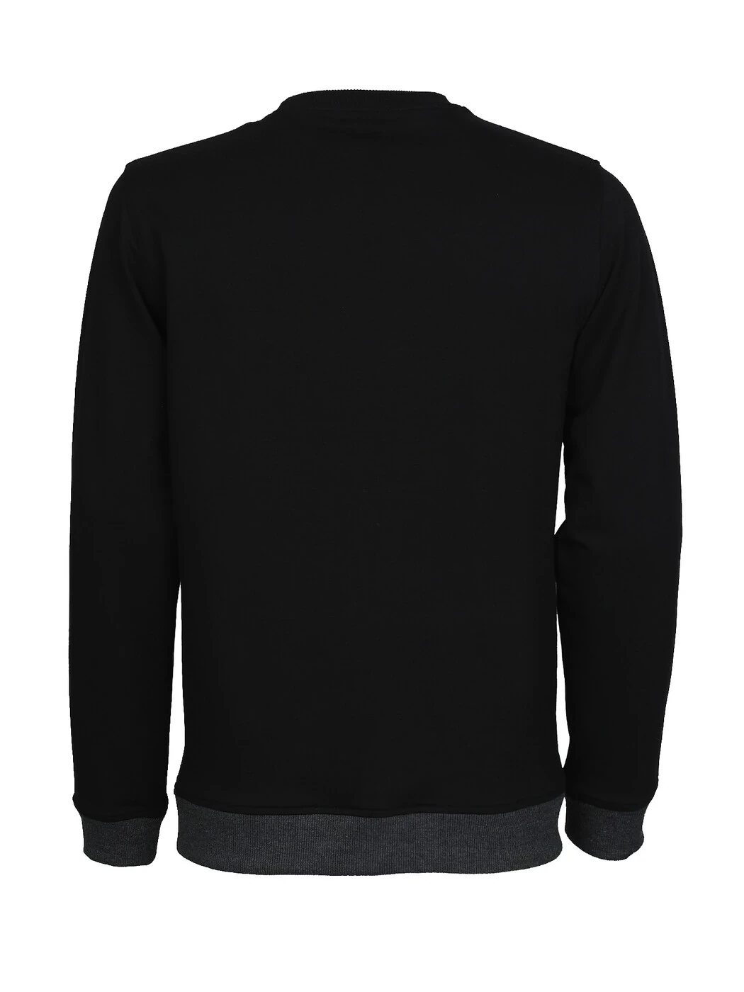 Siyah Baskılı Sweatshırt - 7
