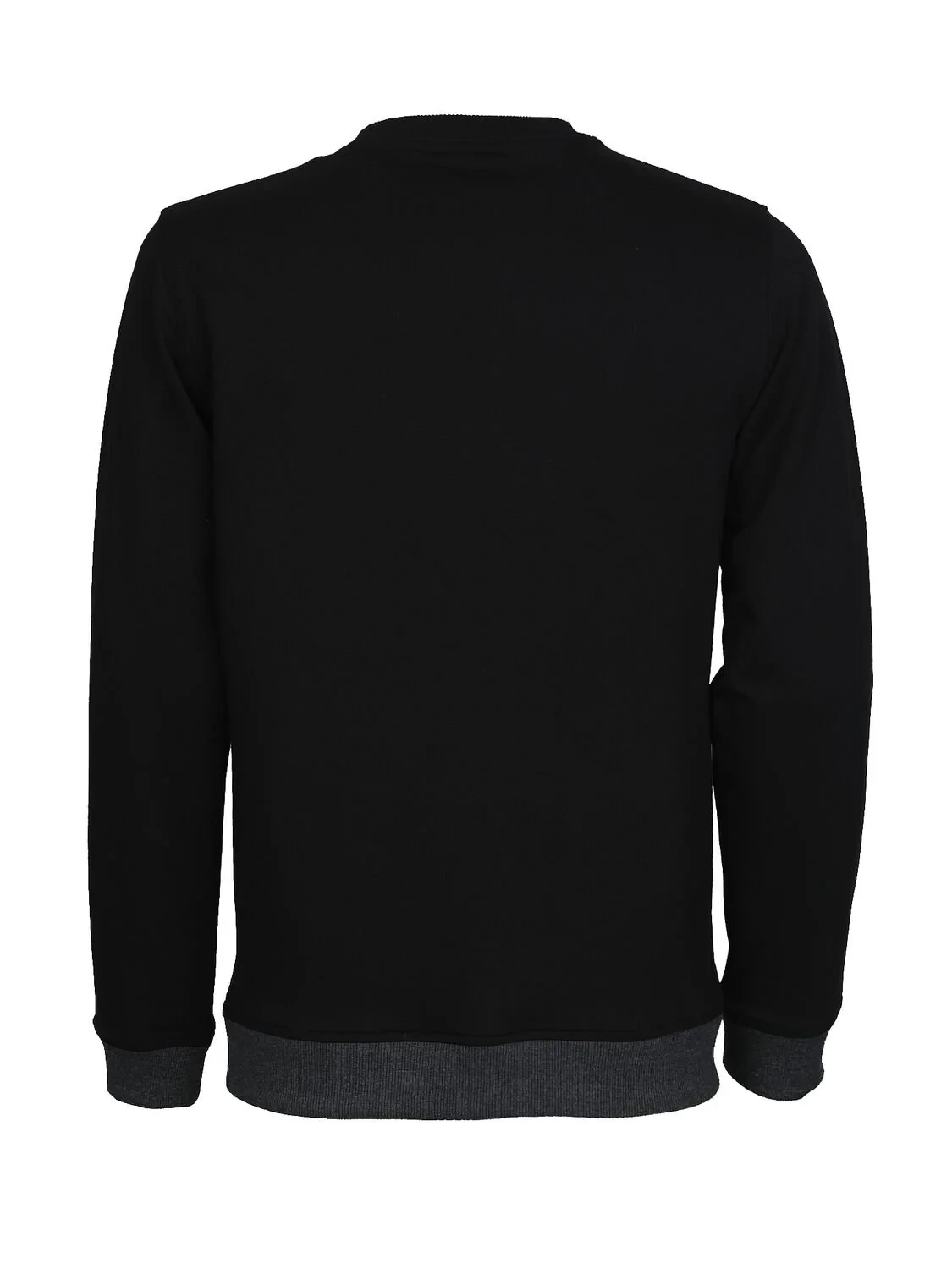Siyah Baskılı Sweatshırt - 7