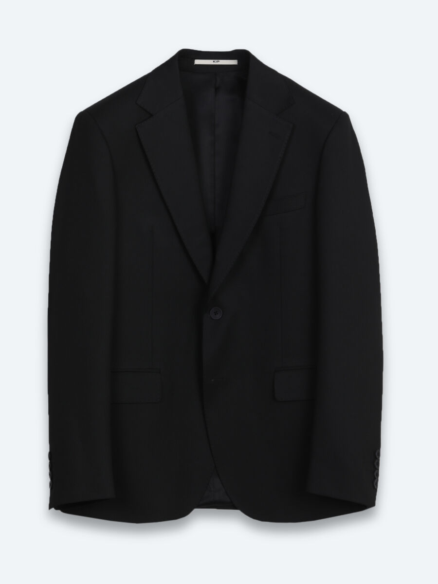 Siyah Çizgili Modern Fit Takım Elbise - 6