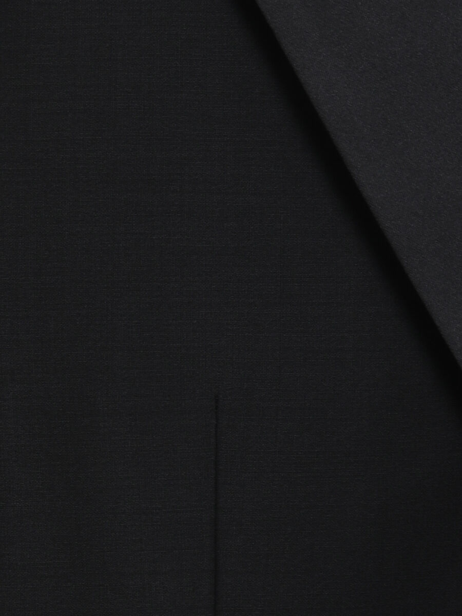 Siyah Düz Modern Fit Prinç Smokin Takım Elbise - 10