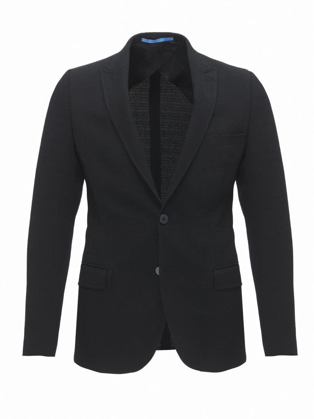 Siyah Düz Regular Fit Ceket - 6