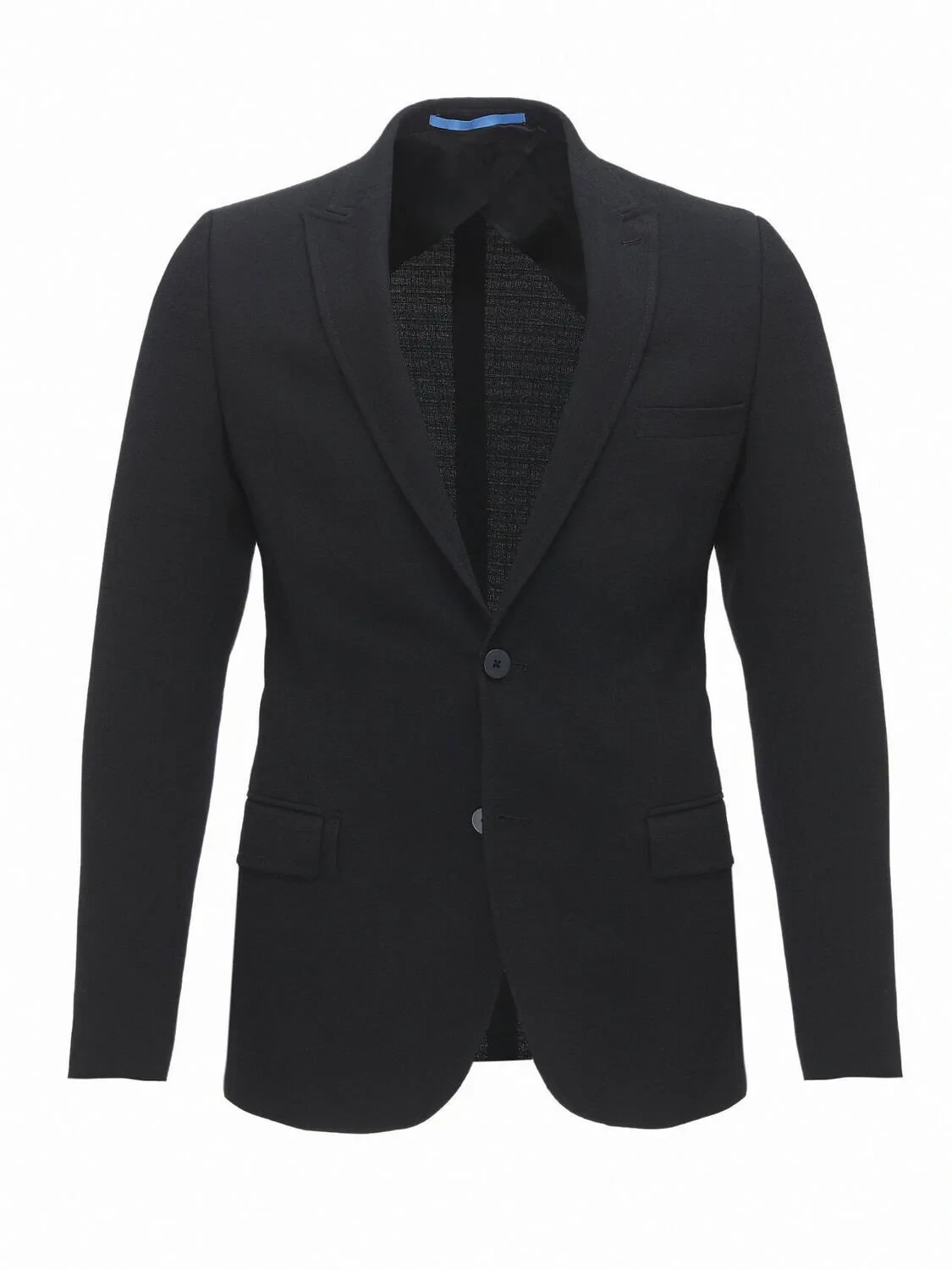 Siyah Düz Regular Fit Ceket - 6