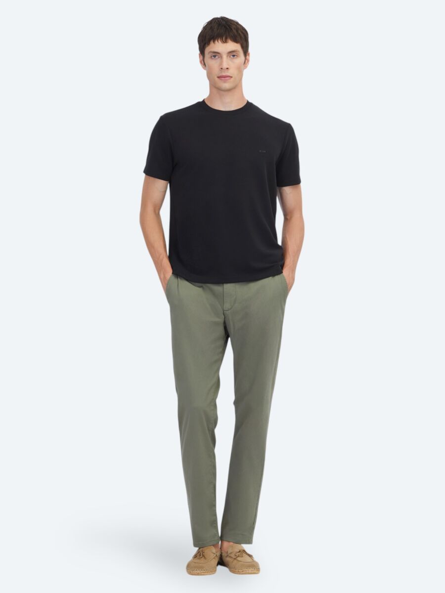 Siyah Düz T-Shirt - 2